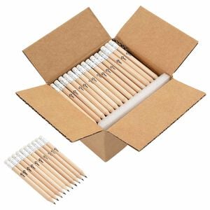 vidaXL HB zīmuļi &Oslash; 0,7 x 10 cm Dabiska Ciets popļu koks