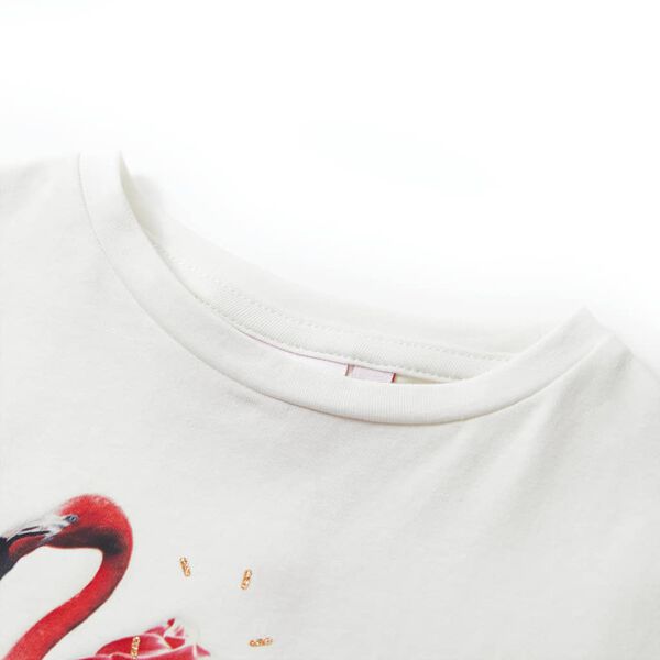 Bērnu T-krekls, krēmīgi iedzeltens, 116