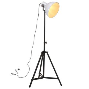 vidaXL grīdas lampa, 25 W, balta, 61x61x90/150 cm, E27