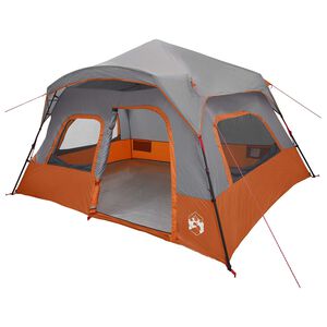 vidaXL Momentāna Telts Pelēka un oranža 340 x 280 x 190 cm