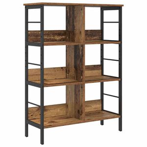 vidaXL Grāmatu plaukts 6 līmeņi 82 x 32 x 112 cm Inženierijas koks