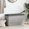 vidaXL uzglabā&scaron;anas sols, pelēks, 82x42x45 cm, inženierijas koks