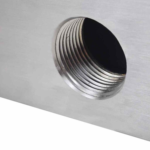 Taisnstūra formas baseina kaskāde, nerūsējo&scaron;s tērauds, 60 cm