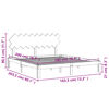 vidaXL gultas rāmis ar galvgali, Super King Size, masīvkoks, balts