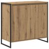 vidaXL Sānu skapis Artisan Ozols 79 x 36 x 75 cm Inženierijas koks