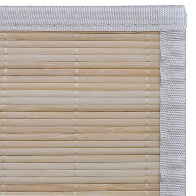 vidaXL dabiska bambusa paklāji, 2 gab., taisnstūra, 120x180 cm