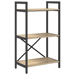 vidaXL Grāmatu plaukts 3 līmeņi 56 x 34 x 96 cm Inženierijas koks