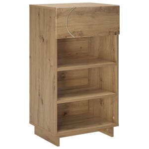 vidaXL apavu skapis 48 x 38 x 87,5 cm inženierijas koks Artisan Ozols