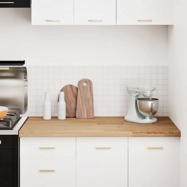 vidaXL virtuves darba virsma 120x63,5x4 cm ozola masīvkoks taisnstūra