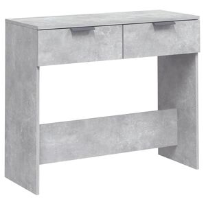 vidaXL konsoles galdiņ&scaron;, betona pelēks, 90x36x75 cm, inženierijas koks