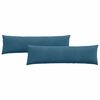 vidaXL Dīvāna spilveni 2 pcs Zila 145 x 40 cm Korduroja audums
