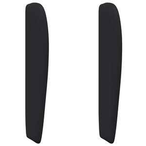 vidaXL Galvgaļa auss Melna 80 x 23 x 6 cm PVC