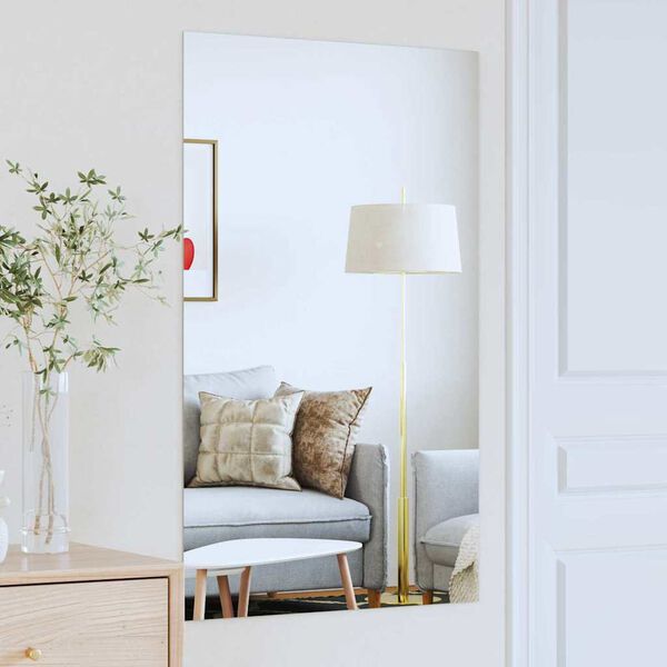 vidaXL Sienas spogulis Taisnstūra 100 x 60 cm rūdīts stikls