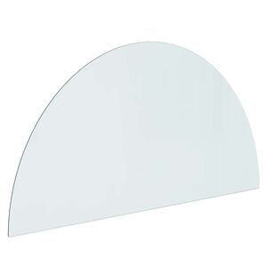 vidaXL Kamīna stikla plāksne Caurspīdīgs 1200 x 600 mm Stikls
