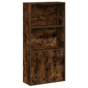 vidaXL grāmatu plaukts, ozola krāsa, 60x24x120 cm, inženierijas koks