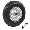 vidaXL ķerras ritenis ar asi, izturīgs PU, 4.00-8.390 mm