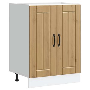 vidaXL izlietnes pamatnes skapis "Lucca" Artisan Oak Engineered Wood
