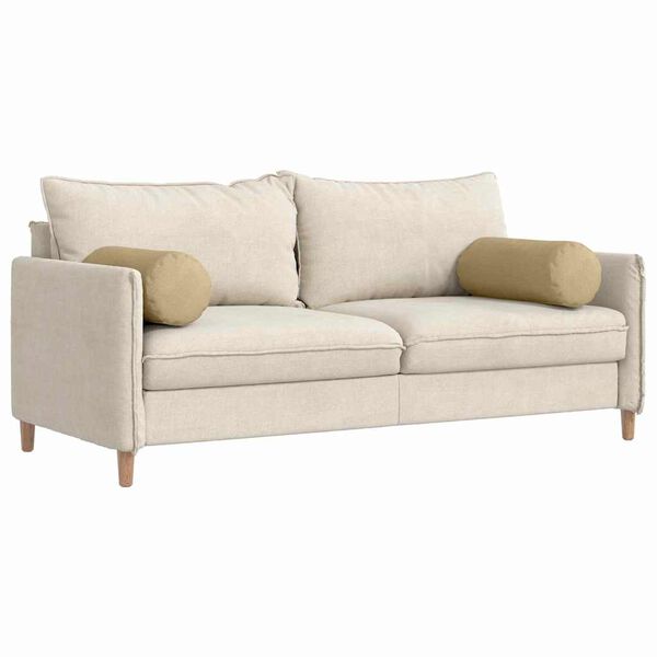 vidaXL Spilveni 2 pcs Pelēki zaļa &Oslash; 25 x 70 cm Korduroja audums