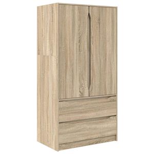 vidaXL Skapis Sonoma ozols 79,5 x 49 x 156 cm Inženierijas koks