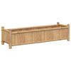 vidaXL puķu kaste, 100x30x25 cm, bambuss