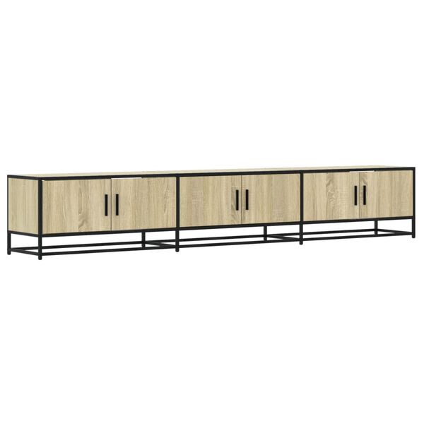 vidaXL TV skapītis, ozolkoka krāsa, 240x35x41 cm, inženierijas koks