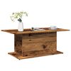 vidaXL kafijas galdiņ&scaron; Old Wood 102x55,5x40 cm Engineered Wood