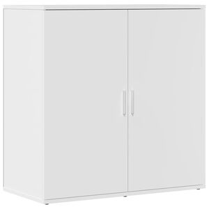 vidaXL kumode, balta, 79x38x80 cm, inženierijas koks