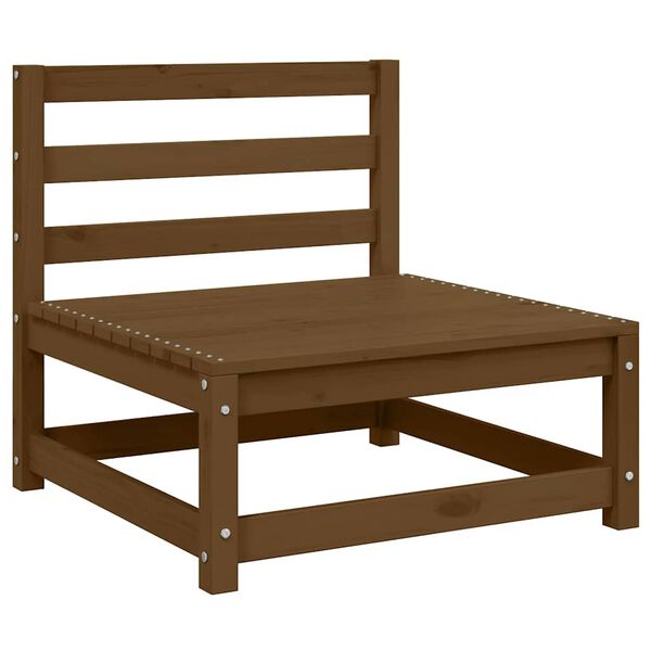 vidaXL 2-daļīgs dārza atpūtas mēbeļu komplekts ar matračiem, priede