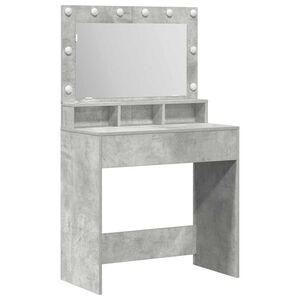 vidaXL Dressing galds Betona pelēks 78,5 x 41 x 135 cm