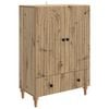 vidaXL Puse Artisan Ozols 66 x 34,5 x 95 cm Inženierijas koks