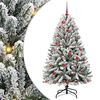 vidaXL Mākslīgā Ziemassvētku eglīte 150 cm 150 LED Silti balts