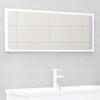vidaXL 2-daļīgs vannasistabas mēbeļu komplekts, balts, skaidu plāksne