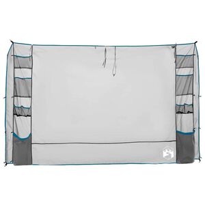 vidaXL Karājo&scaron;ais telts organizators Pelēka un zila 320 x 182 cm