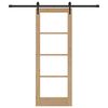 vidaXL Slīdošās durvis Dabiska 73,5 x 198,5 cm