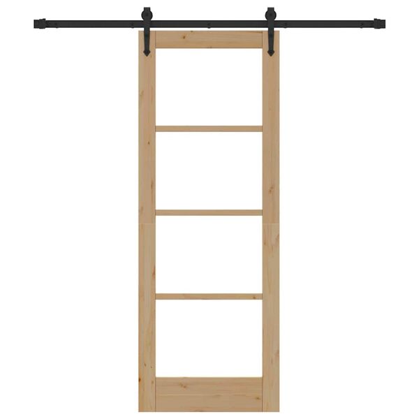 vidaXL Slīdošās durvis Dabiska 73,5 x 198,5 cm