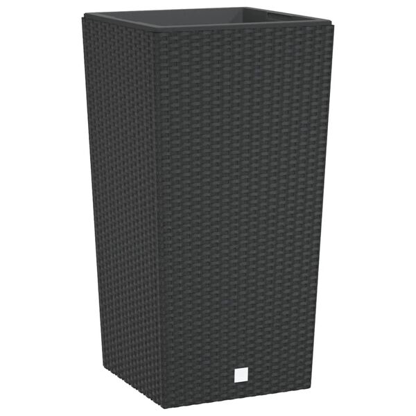 vidaXL puķu kaste ar izņemamu ieliktni, antracītpelēka, 21 /49 L, PP