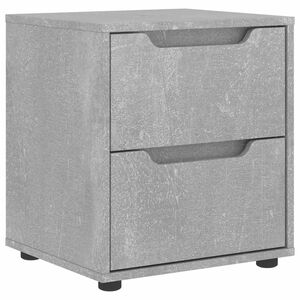 vidaXL naktsskapītis VISNES Betons pelēks 45x40x50cm inženierijas koks