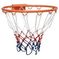 vidaXL basketbola grozs, oranžs, 39 cm, tērauds