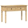 vidaXL konsoles galds Corona, 115x46x73 cm, priedes masīvkoks