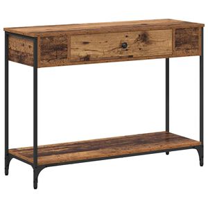 vidaXL Konsoles galds Vecs koks 100 x 34.5 x 75 cm Inženierijas koks