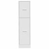 vidaXL atvilktņu skapis, balts, 30x41x118 cm, inženierijas koks