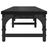 vidaXL Monitoru statīvs Melns ozolkoks 105 x 23 x 15,5 cm