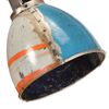 vidaXL sienas lampa, industriāls stils, krāsaina, apaļa, E27