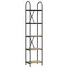 vidaXL Grāmatu plaukts 5 līmeņi 40 x 30 x 183 cm Inženierijas koks