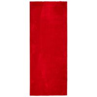 vidaXL paklājs HUARTE, īsa spalva, mīksts, mazgājams sarkans 80x200 cm