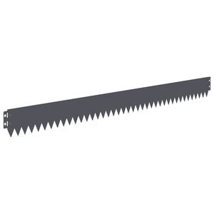 vidaXL Zāliena Apmale 20 pcs 103 x 10 cm Tērauds Antracīta