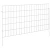 vidaXL Dārza žogs ar mietiņiem 24 pcs 95 x 50 cm Mesh Cinkota tērauda