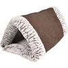 FLAMINGO 2-in-1 kaķu guļvieta Snoozzy trīsstūrveida 32x55x23cm