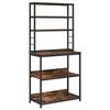 vidaXL Virtuves plaukts 5 līmeņi 80 x 40 x 168 cm Inženierijas koks