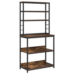 vidaXL Virtuves plaukts 5 līmeņi 80 x 40 x 168 cm Inženierijas koks
